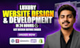 build luxury website design and website development