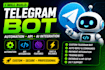 create a telegram bot with API automation and ai integration