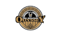 make monogram bourbon logo with a greek underlying theme