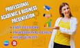 design professional academic and research presentation slides