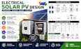 create electrical solar inverter pv design solar load calculation panel schedule