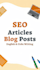 write SEO articles, blog posts, and urdu content