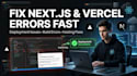 fix your nextjs build error, vercel deployment and hosting issues