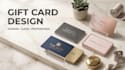 do simple gift card design for you