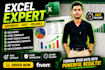microsoft excel data entry, dashboard and reports