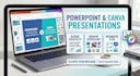 design a professional powerpoint presentation or canva slides
