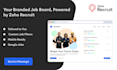 build a zoho recruit integrated job board website
