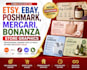 design high converting etsy, ebay, poshmark, mercari, bonanza store graphics