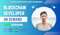 be blockchain developer for web3 dapp smart contract