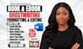 be your 50,000 words ebook ghost writer, book writer, book ghostwriter