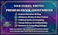 be your 50,000 words ebook ghost writer, book writer, book ghostwriter