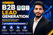 b2b lead generation with verified emails and linkedin leads