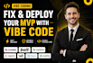 fix and improve coding expert using base44,v0 and lovable for business website