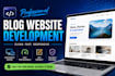 design a premium blog website