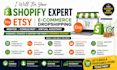 be your shopify etsy ecommerce dropshipping mentor consultant virtual assistant