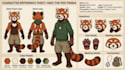 draw furry reference sheet anthro ref sheet fursona ref sheet furry ref sheet