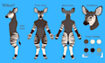 draw furry reference sheet anthro ref sheet fursona ref sheet furry oc