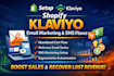setup shopify klaviyo email marketing omnisend klaviyo flow