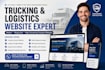create a trucking or logistics company website