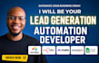 be your lead generation automation developer