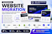 migrate transfer clone website to wordpress wix shopify webflow