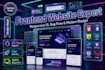 fix frontend bugs, responsive design and website issues