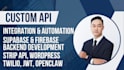 integrate oauth2, jwt, social login, stripe api, firebase and supabase backend