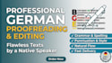professionally proofread and edit your german text