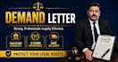 draft a legal demand letter and cease and desist notice