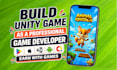 do unity game development, be your unity developer