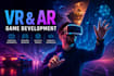 develop VR and ar games in unity