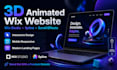 create 3d animated wix website interactive 3d wix studio threejs scrolltrigger