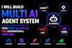 build multi ai agent systems with crewai, lindy ai, n8n automation and make com