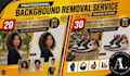 professional background removal, hair and alpha masking