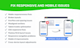 fix responsive and mobile issues on your website