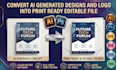 convert ai generated designs into print ready editable file