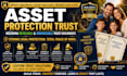 setup asset protection trust including revocable and irrevocable trust documents