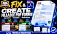 create ada compliant interactive fillable PDF forms and fix broken document