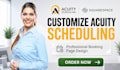 setup and write acuity scheduling custom CSS to customize booking page