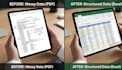 do typing and converting it to an excel file and store as data