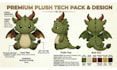 design custom plush reference sheet tech pack stuffed animal toy ych concept