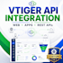integrate vtiger CRM with apis, websites and third party apps