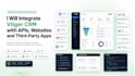 integrate vtiger CRM with apis, websites and third party