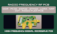 radio frequency rf pcb high frequency signal microwave pcb hdi rigid flex pcb
