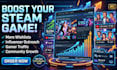 steam game promotion game marketing steam wishlist and traffic steam marketing