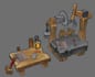 create stylized 3d props