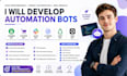 develop grabber bot, shopper bot, slack bot, ai model bot, shipt bot, uber bot