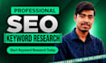 do keyword research for google rankings