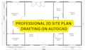 do detailed 2d site plan for your architectural plan