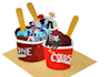 create a spot illustration or an illustration with a background